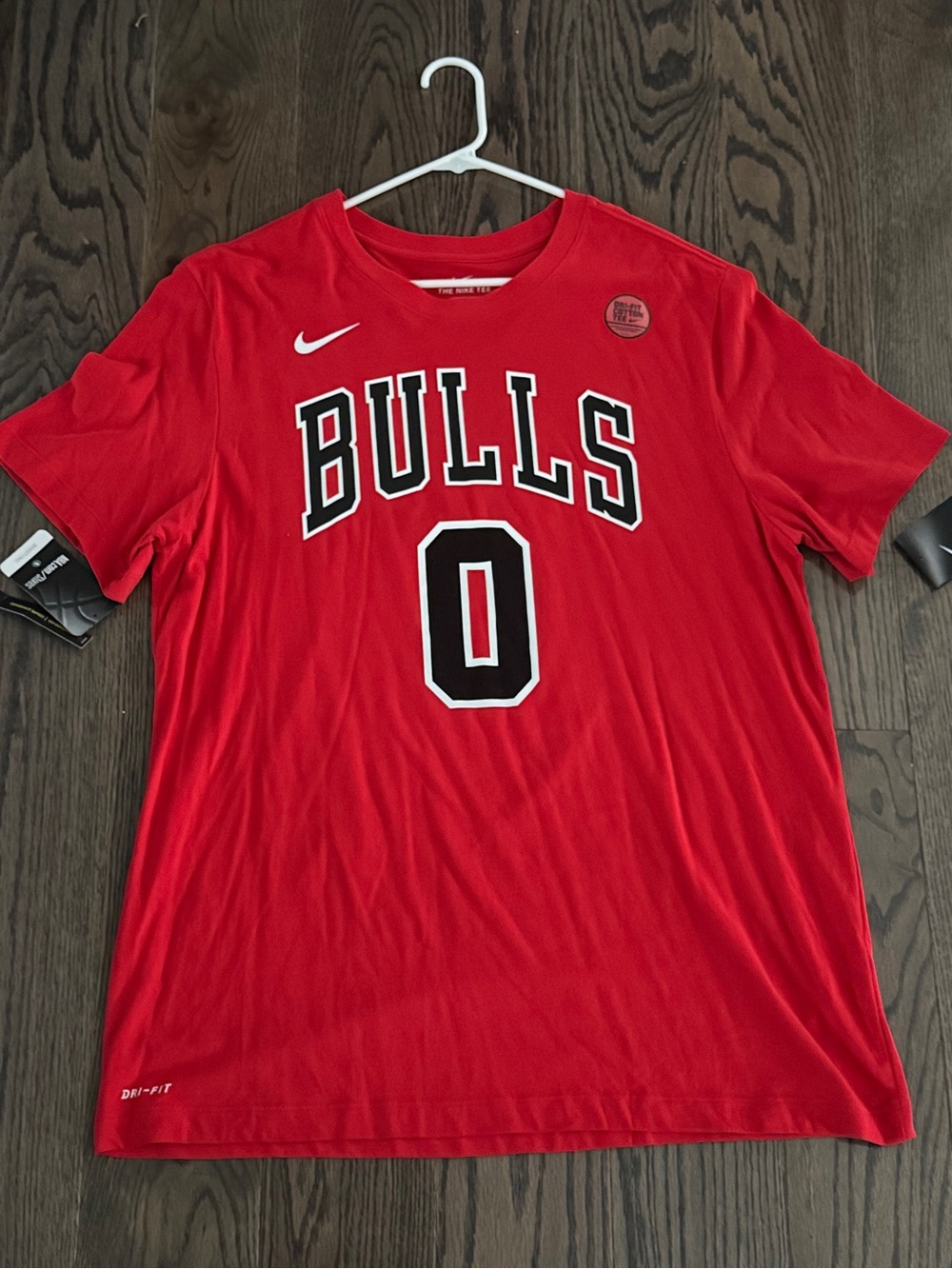 Nike red Chicago Bulls Dri-Fit shirt Size XL brand new #NBA #basketball